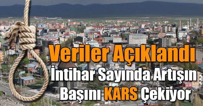 İntihar Sayında Artışın Başını Kars Çekiyor