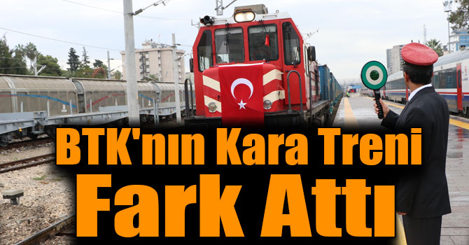 Bakü-Tiflis-Kars Demiryolu Hattı'nın Kara Treni Fark Attı