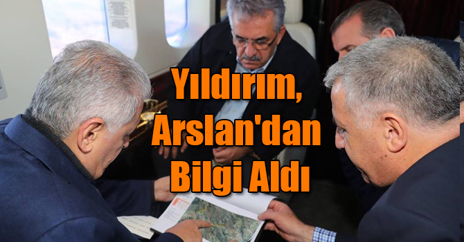 Başbakan Yıldırım, Bakan Arslan'dan Sünebeli Tüneli İnşaatını Hakkında Bilgi Aldı
