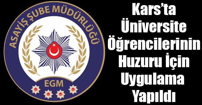 Kars'ta Güvenli Eğitim Uygulaması