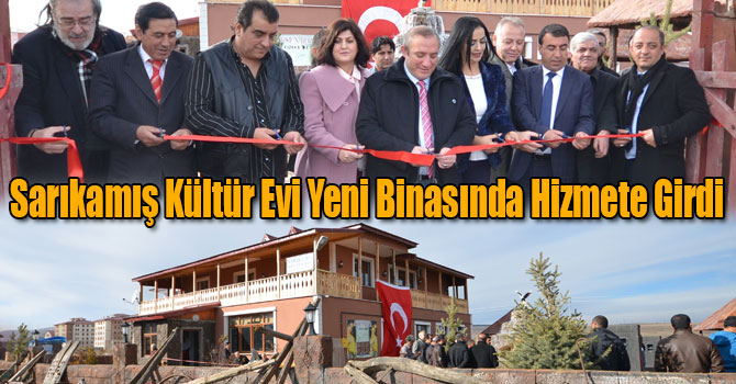 Sarıkamış Kültür Evi Yeni Binasında Hizmete Girdi