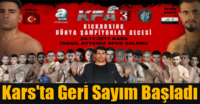 Kars'ta Kick Boks Dünya Şampiyonluğu İçin Geri Sayım Başladı