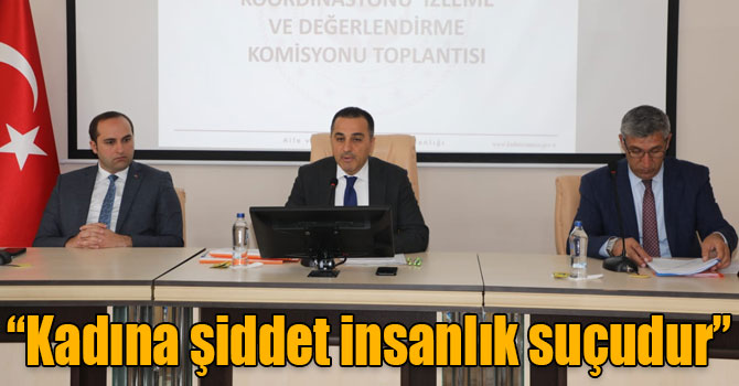 “Kadına şiddet insanlık suçudur”