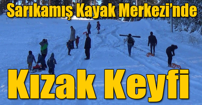 Sarıkamış Kayak Merkezi’nde Kızak Keyfi