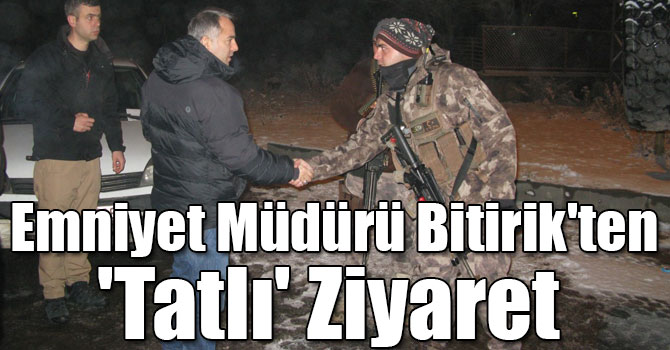 Kars Emniyet Müdürü Ümit Bitirik'ten 'Tatlı' Ziyaret