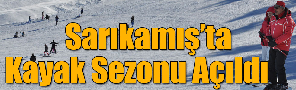 Sarıkamış’ta Kayak Sezonu Açıldı