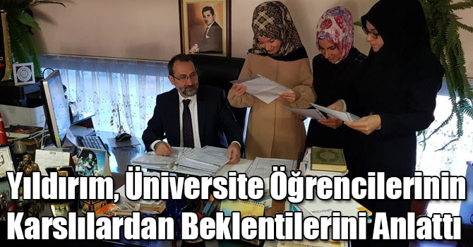 TYSD Başkanı Yıldırım, Üniversite Öğrencilerinin Karslılardan Beklentilerini Anlattı
