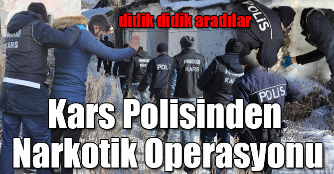 Kars Polisinden Narkotik Operasyonu