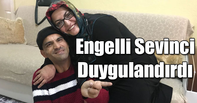 Akülü Arabasına Kavuşan Engelli Sevinci Duygulandırdı