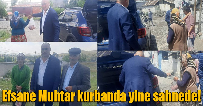 Efsane Muhtar kurbanda yine sahnede!