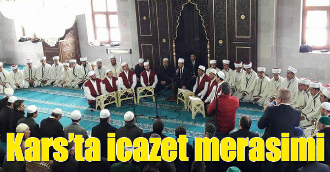 Kars'ta icazet merasimi