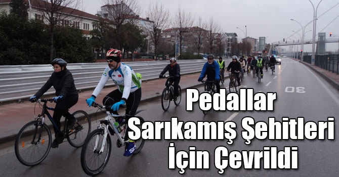 Pedallar Sarıkamış Şehitleri İçin Çevrildi