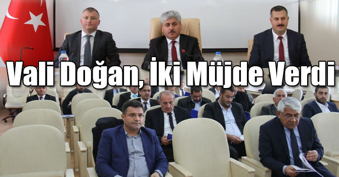 Vali Doğan, Organize Sanayi Bölgesi İle İlgili İki Müjde Verdi