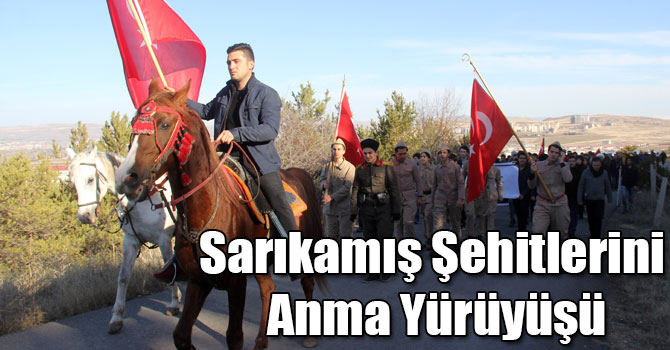 Sivas'ta Sarıkamış Şehitlerini Anma Yürüyüşü