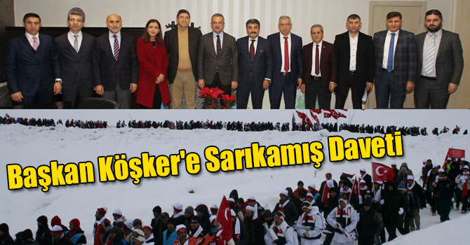 Başkan Köşker'e Sarıkamış Daveti