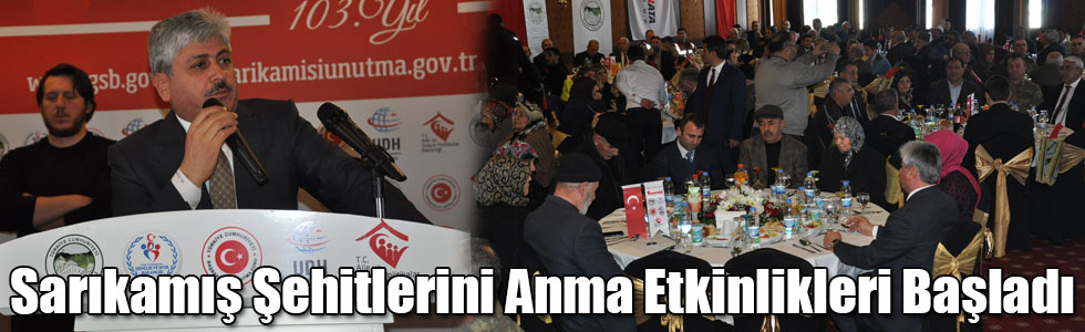 Sarıkamış Şehitlerini Anma Etkinlikleri Başladı