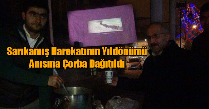 Sarıkamış Harekatının Yıldönümü Anısına Çorba Dağıtıldı