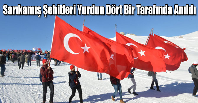 Sarıkamış Şehitleri Yurdun Dört Bir Tarafında Anıldı