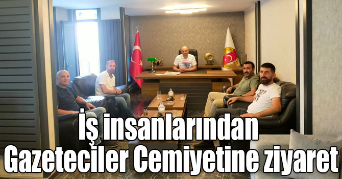 İş insanlarından Gazeteciler Cemiyetine ziyaret