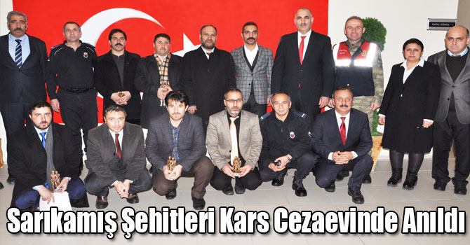 Sarıkamış Şehitleri Kars Cezaevinde Anıldı