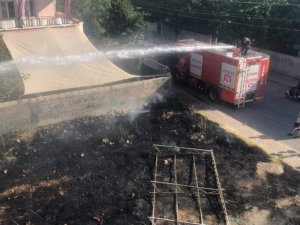 Ot yangını korkuttu