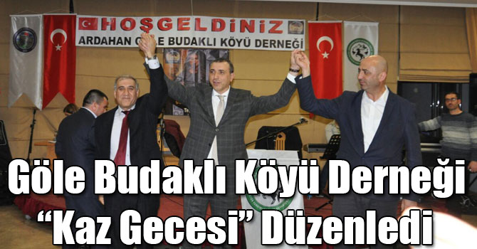 Göle Budaklı Köyü Derneği “Kaz Gecesi” Düzenledi
