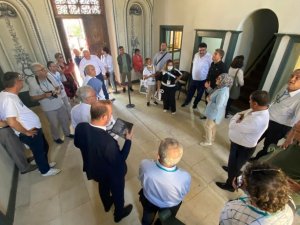 Başkan Ersoy Tarihi Kentler Birliği üyelerine ilçeyi tanıttı