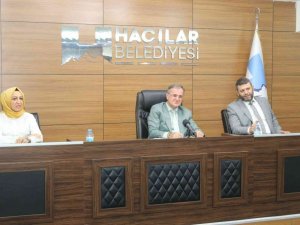 Hacılar Belediye Meclisi Ağustos ayı toplantısını yaptı