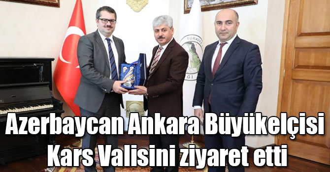 Azerbaycan Ankara Büyükelçisi İbrahim Vali Doğan'ı ziyaret etti