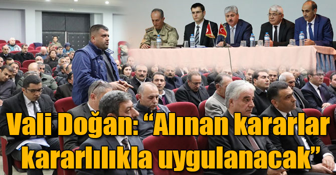 Kars'ta Okul Güvenliği ve Uyuşturucu İle Mücadele Toplantısı yapıldı