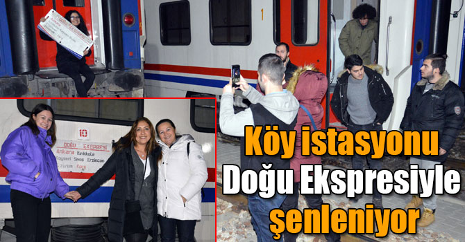 Köy istasyonu Doğu Ekspresiyle şenleniyor