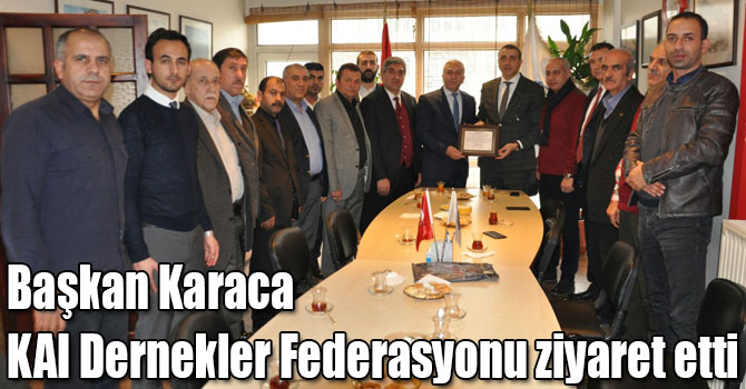 AK Parti Altındağ İlçe Başkanı, Kars Ardahan Iğdır Dernekler Federasyonu’nu Ziyaret Etti