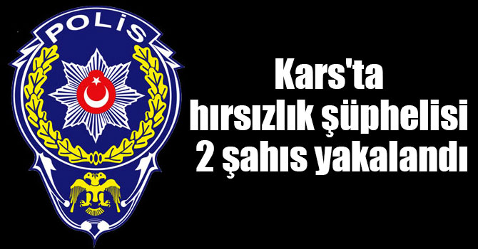 Kars'ta hırsızlık şüphelisi 2 şahıs yakalandı