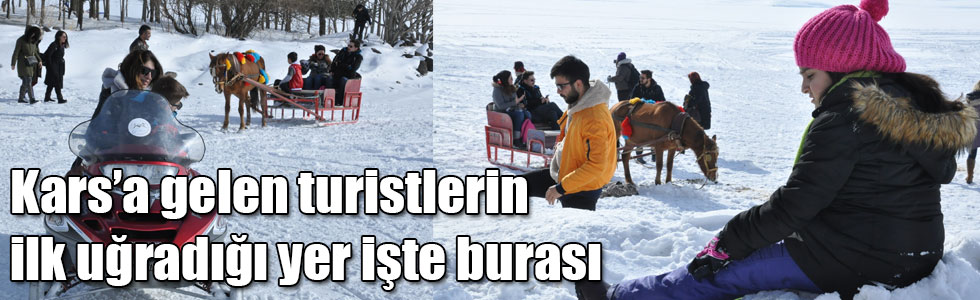 Kars’a gelen yerli ve yabancı turistlerin ilk uğradığı yer Çıldır Gölü