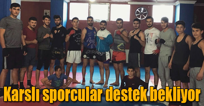 Karslı sporcular destek bekliyor