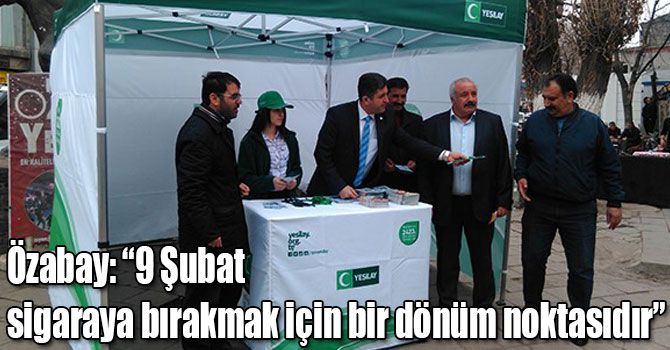 Özabay: “9 Şubat sigaraya bırakmak için bir dönüm noktasıdır”