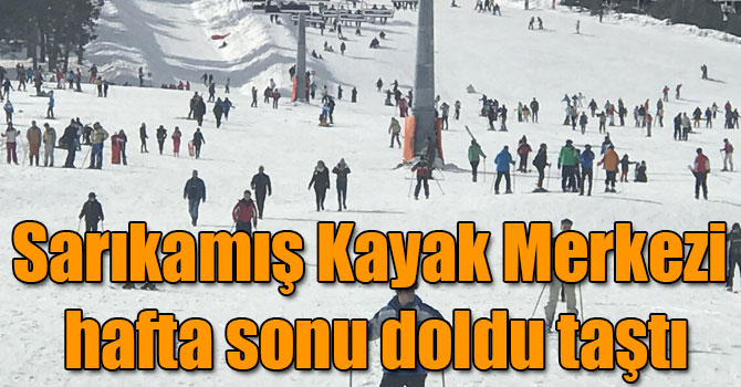 Sarıkamış Kayak Merkezi hafta sonu doldu taştı