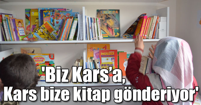 'Biz Kars’a, Kars bize kitap gönderiyor'