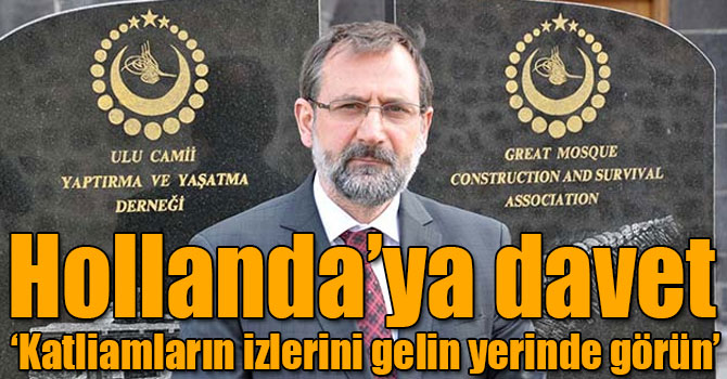 Başkan Yıldırım, Ermeni Soykırımı’nı tanıyan Hollanda’yı Kars'a davet etti