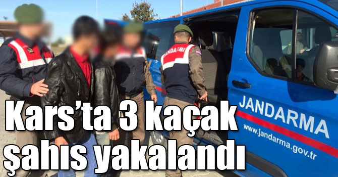 Kars’ta 3 kaçak şahıs yakalandı