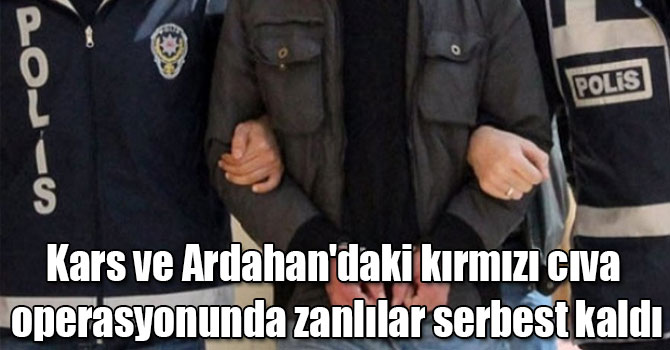 Kars ve Ardahan'daki kırmızı cıva operasyonunda 5 kişi serbest kaldı