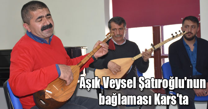 Aşık Veysel Şatıroğlu'nun bağlaması Kars'ta