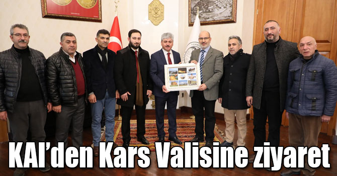 İstanbul Sancaktepe Kars Ardahan Iğdır Kültür ve Dayanışma Derneğinden Kars Valisine ziyaret