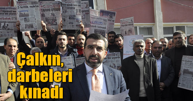 AK Parti Kars İl Başkanı Adem Çalkın, darbeleri kınadı