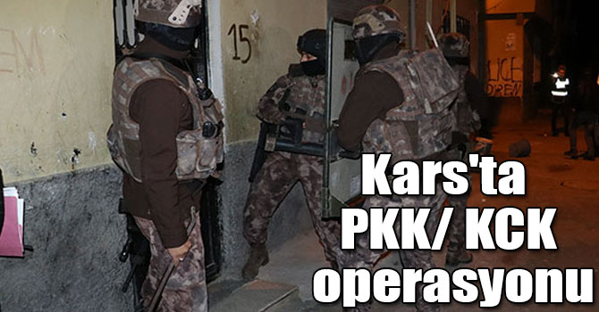 Kars'ta PKK/KCK operasyonu: 8 gözaltı