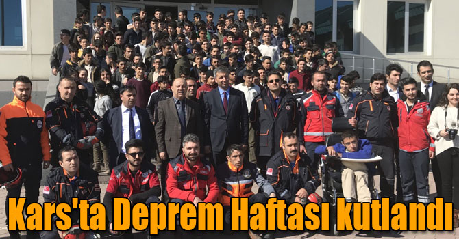 Kars'ta Deprem Haftası kutlandı
