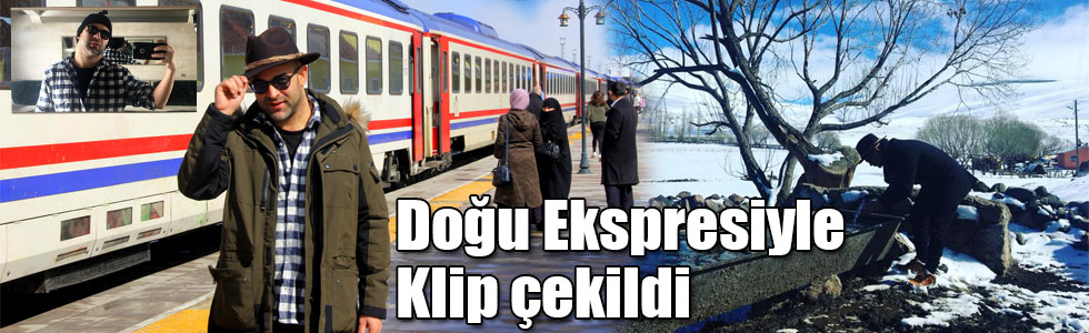 Murat Evgin, Doğu Ekspresiyle Kars'a geldi