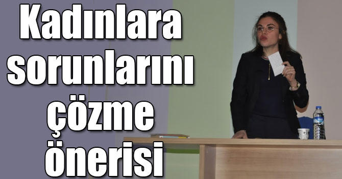 Gizem Karademir, Karslı kadınlara 36 soru ile sorunlarını çözme önerisi sundu