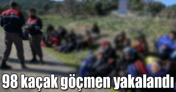 Kars’ta 98 kaçak göçmen yakalandı