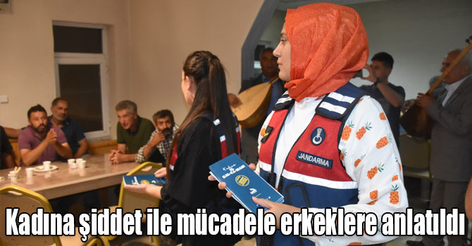 Kars’ta kadına şiddet ile mücadele erkeklere anlatıldı